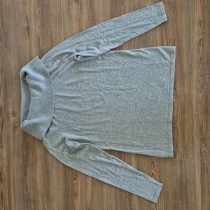 Chico's Light Gray Cowl Neck Sweater
